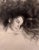 Waiting by Bunyod Suvonov | Charcoal and graphite drawing of a woman with flowing hair For Sale