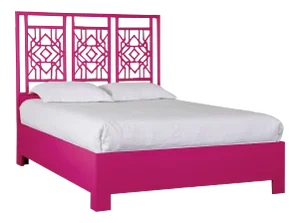 Tulum Bed Queen - Bright Pink