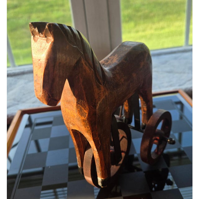 Folk Art Early 20th Century American Folk Art for Horse Lovers For Sale - Image 3 of 6