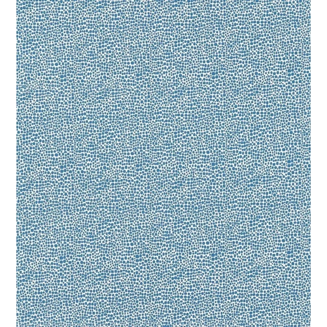 The House of Scalamandré Shagreen Fabric, Delft For Sale
