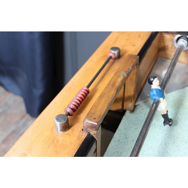 Black Art Deco French Babyfoot Football Game Table from Finale, 1950s For Sale - Image 8 of 18