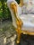 1980s French Louis XVI Gold Beech Beige Settee For Sale - Image 11 of 13