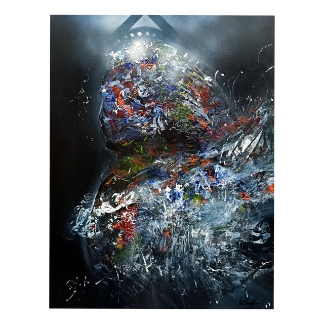 Ovidiu Kloska, Angel Waiting 236, Acrylic For Sale