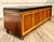 Mid-Century Modern 1960s Lane Mid-Century Oak Cedar Chest Storage Bench With Black Upholstery For Sale - Image 3 of 18