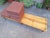 Large Francesco Giuseppe Series Bench with Brick Bouclé Seat by Luigi Caccia Dominioni for Azucena, 1950s For Sale - Image 9 of 16