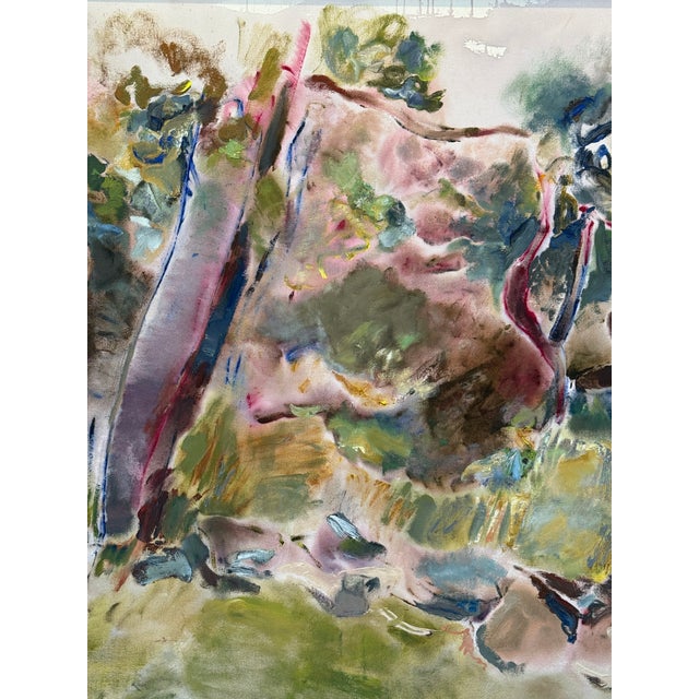 Contemporary Maryanne Harman “Toward Kendalls” 1987 Large Abstract Oil Painting Framed For Sale - Image 3 of 12