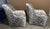 Lee Industries Pair of Luxe Lee Industries Chairs 2421-01 & Pair Swivel Ottomans 1430-00 For Sale - Image 4 of 12