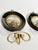 19th Century Wooden and Brass Coat Hooks, France, Set of 2 For Sale - Image 3 of 11