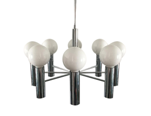 Mid-Century German Space Age Chandelier from Hustadt Leuchten, 1960s