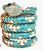 SNAKE COLLECTION , Turquoise & White SNAKE BRACELET , Diamonds, 18K & Sterling For Sale - Image 18 of 18