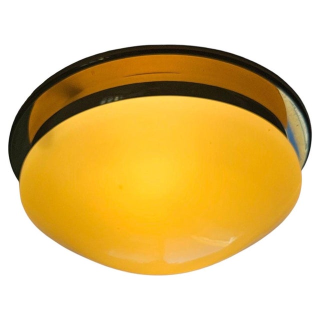 Mid-Century Modern Mid-Century Bauhaus Flush Mount, Germany, 1970s For Sale - Image 3 of 15