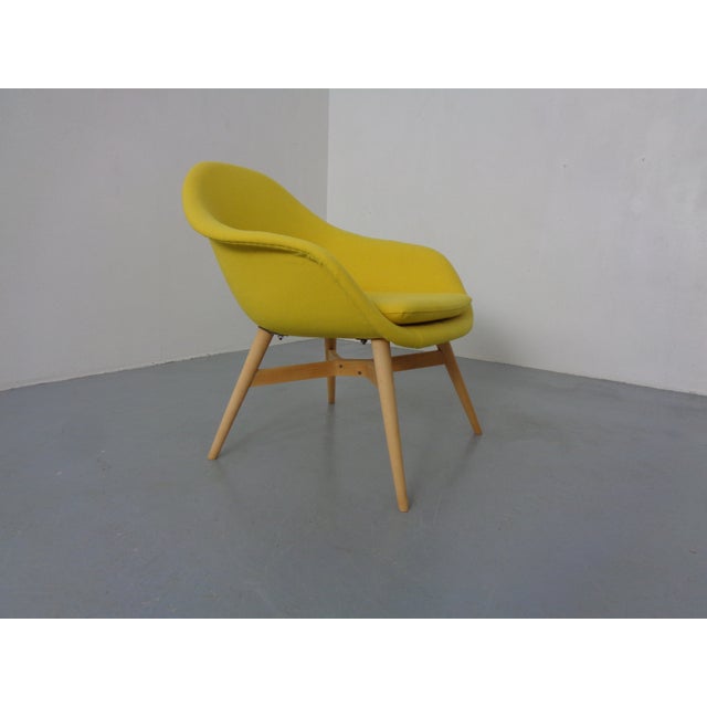 Shell Lounge Chair by Miroslav Navratil, Czech Republic, 1960s For Sale - Image 4 of 16