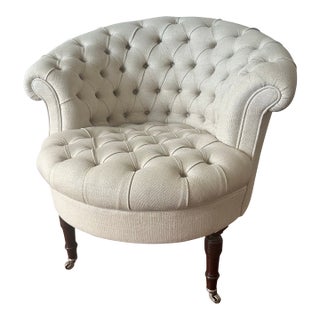 George Smith Airdrie Buttoned Chair For Sale