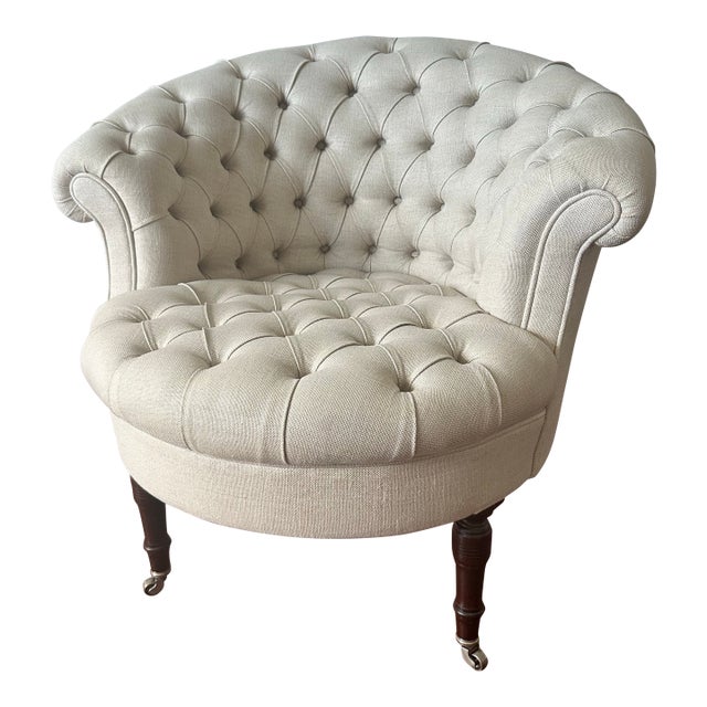 George Smith Airdrie Buttoned Chair For Sale