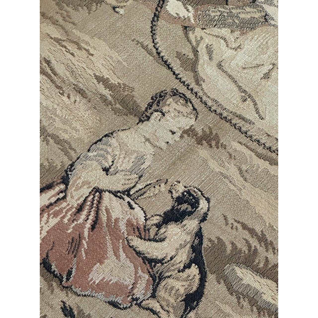 Antique French Aubusson Jacquard Tapestry Panel, 1920s For Sale - Image 14 of 18