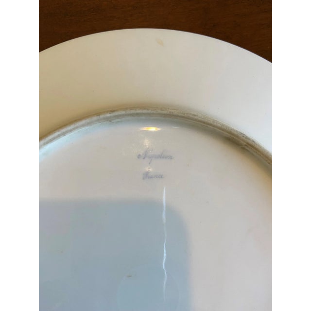 Antique Napoleon Portrait Porcelain Plate With 22k Gold and Sevres-Style Imperial Mark For Sale - Image 4 of 8