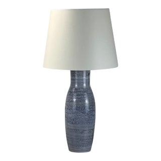1960s Unique Glazed Ceramic Lamp by Dominique Baudart, Vallauris, France For Sale