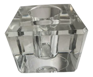 Early 21st Century Crystal Inkwell