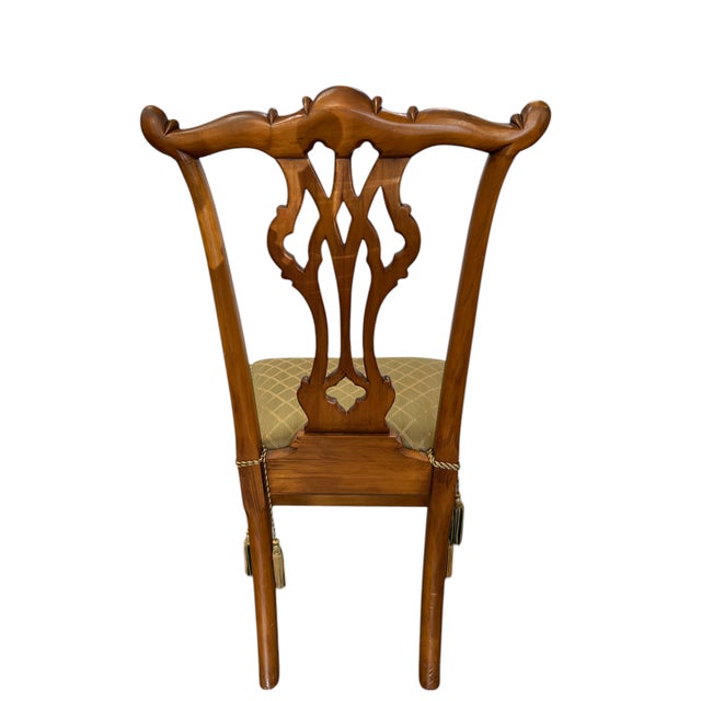 Set of 3 Chippendale Accent Chairs For Sale - Image 12 of 12