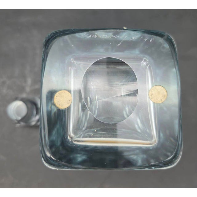Vintage Strömbergshyttan Crystal Decanter Designed by Gerda Strömberg For Sale - Image 9 of 9