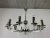 Large bauhaus chandelier with two wall lamps in excellent original condition. Up to 250V (Europe/UK Standard).The wiring...