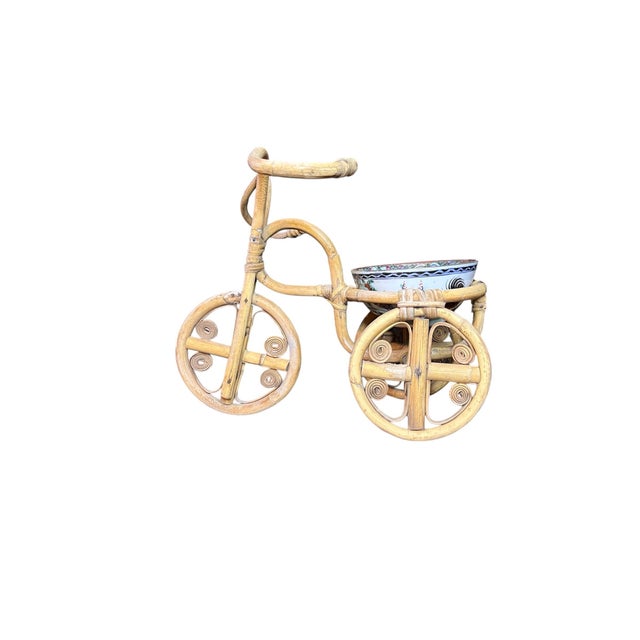 Circa 1970s Bent Wood Bicycle Plant or Pot Holder Decoration For Sale - Image 10 of 10