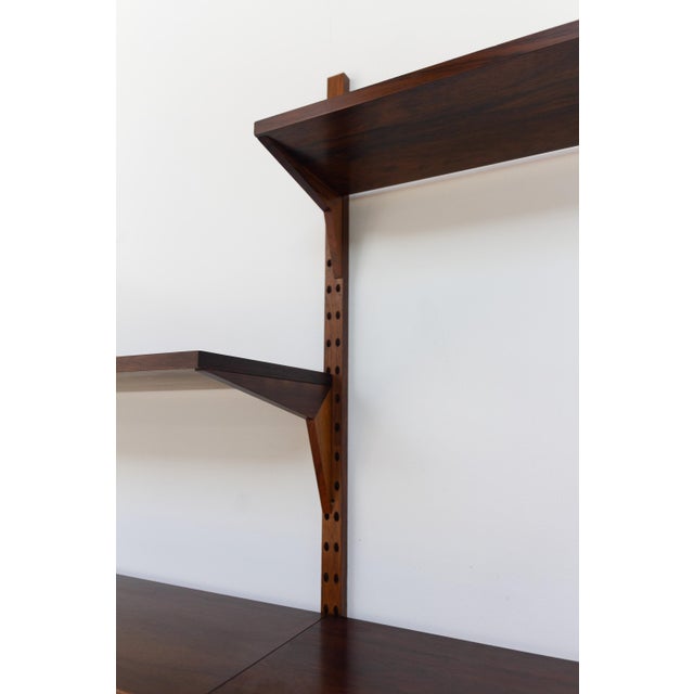 Vintage Danish Pau Ferro Modular Wall Unit by Poul Cadovius for Cado, 1960s For Sale - Image 6 of 18