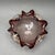 Glass Vintage Barovier & Toso Attributed Mid-Century Amethyst Controlled Bubble Murano Art Glass Trinket Dish Bowl For Sale - Image 7 of 9