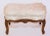 A 20th Century Louis XV Style Upholstered Ottoman can stand alone with a beautiful accent table. This ottoman is very...