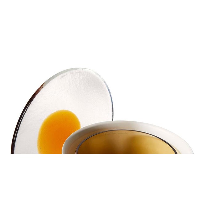 Glass Wood Colourdisc Vase by Bethan Laura for Cassina For Sale - Image 7 of 16