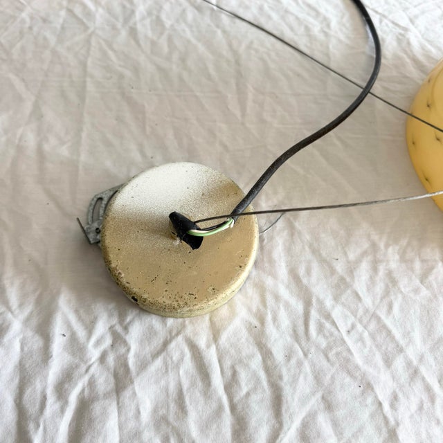 Vintage Italian Glass Pendant Lamps by Toso & Massari for Leucos - A Pair For Sale - Image 10 of 10