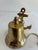 Metal Vintage Solid Brass Anchor Bell With Rope Pull For Sale - Image 7 of 9