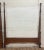 Chippendale Vintage Full Size Chippendale Style Four Poster Rice Bed Headboard and Footboard For Sale - Image 3 of 8
