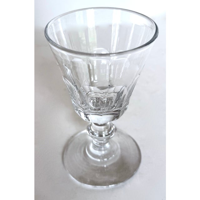 Late 19th Century Late 19th Century Saint-Louis Crystal Fine Quality Port/Sherry Glasses. French Ca. 1890 - Set of (8) For Sale - Image 5 of 15