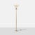 Floor Lamp by Arredoluce Italy, c1950s A tall floor lamp made by Arredoluce with brass arms and a travertine base....