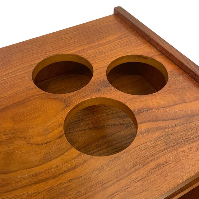 Mid-Century Teak Bar Counter For Sale - Image 5 of 7