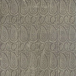 Zoffany Folies Fabric in Logwood Grey For Sale