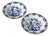 Antique Dutch Delft Blue Plates, 1700s, Set of 2 For Sale