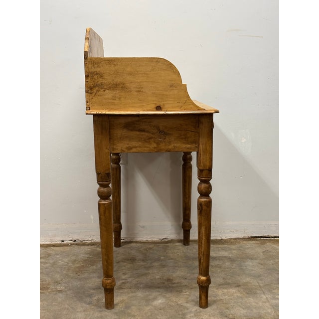 19th Century Antique English Pine Washstand For Sale - Image 5 of 8