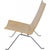 PK-22 Chair in Natural Leather by Poul Kjærholm, 1990s For Sale - Image 4 of 18