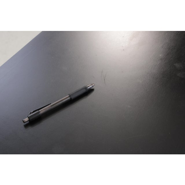 Ballard Designs Mirror Door Black Tv Console Cabinet For Sale - Image 12 of 16