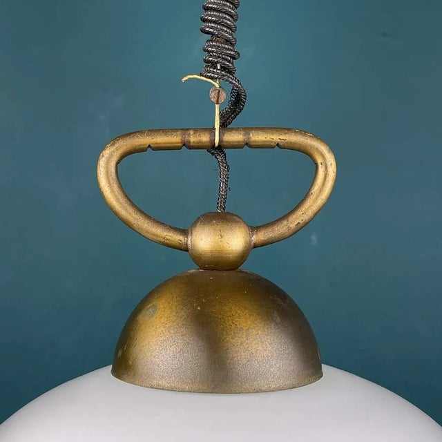 Vintage Murano Glass Pendant Wallpaper Lamp from Vetri Murano, Italy, 1970s For Sale - Image 9 of 13