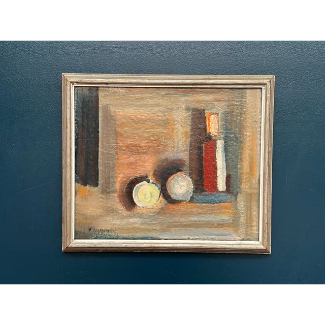 Bengt Delefors, Still Life, 1960s, Oil Painting on Canvas, Framed For Sale - Image 5 of 13