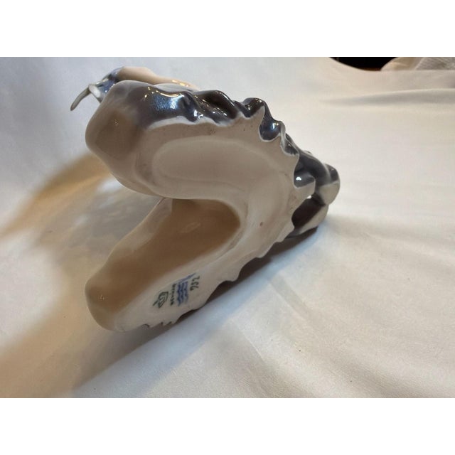 Mid 20th Century Vintage Royal Copenhagen Faun with Parrot Figurine #752 by Christian Thomsen For Sale - Image 5 of 9