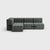 Not Yet Made - Made To Order Curt Modular Set - Flexible Small Corner Sofa - Sera - Gravel (Grey) by Ambivalenz, Set of 9 For Sale - Image 5 of 5