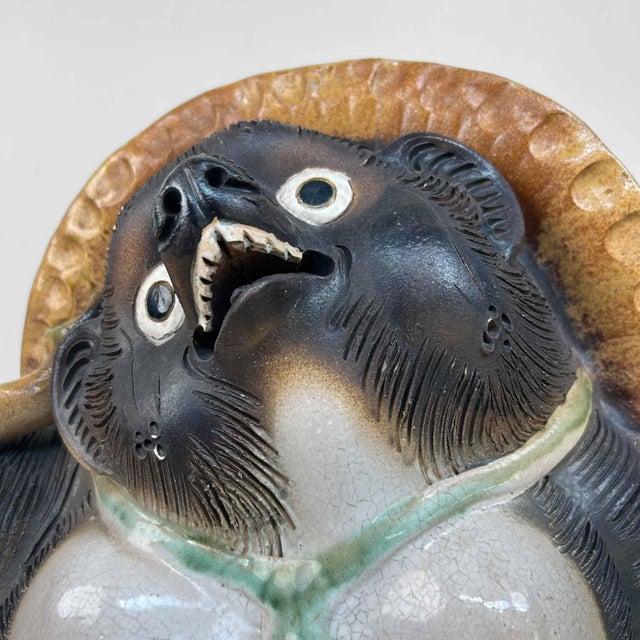 Large Decorative Tanuki Statue, 1970s For Sale - Image 10 of 14