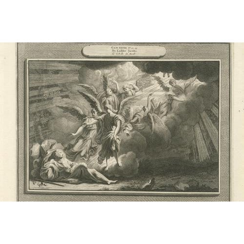 Black Pieter Mortier, Genesis & Apocalypse, 1700, Paper For Sale - Image 8 of 13