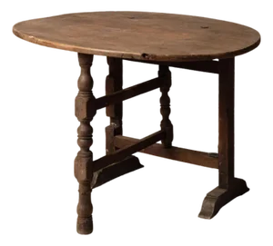 19th Century French Oak Table De Vin (E)