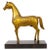 Hand Carved Gilt Gold / Wood Base Decorative Horse Sculpture For Sale - Image 13 of 13