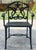 Vintage Black Hummingbird Motif Outdoor Dining Set, Set of 5 For Sale - Image 9 of 15
